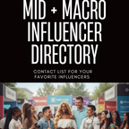 Mid + Macro Influencer Directory
