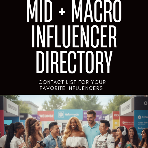 Mid + Macro Influencer Directory
